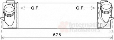 VAN WEZEL 06004463 -  Интеркулер